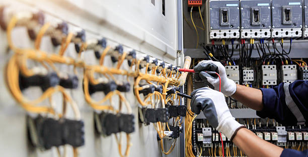 Professional Electrician technician working in South Paris, ME